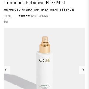OGEE Luminous Botanical Face Mist - NEW